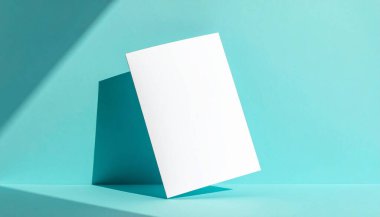 Parlak Renk Arkaplanı ve Temiz Modern Biçimli A4 Broşürü