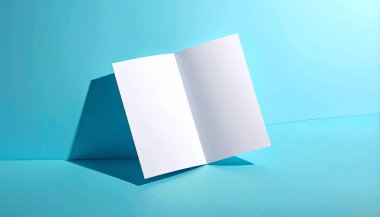 Parlak Renk Arkaplanı ve Temiz Modern Biçimli A4 Broşürü