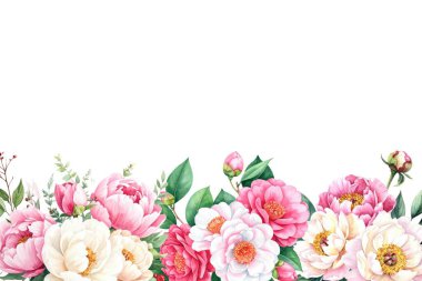 düğün, doğum günü, kart, arkaplan, davetiye, duvar kağıdı, çıkartma, dekorasyon için çiçek suluboya çerçevesi.