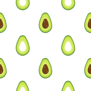 Avokado desenli geometrik dikişsiz. taze avokado deseni.