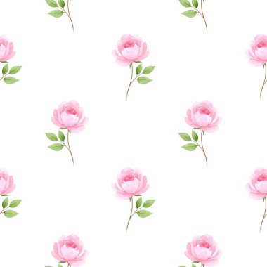 Çiçeksiz vektör desenli illüstrasyon çiçek arkaplanı