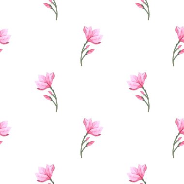 Çiçeksiz vektör desenli illüstrasyon çiçek arkaplanı