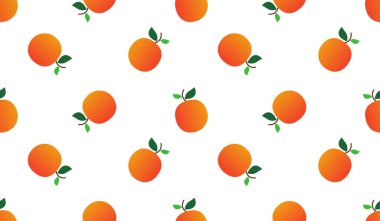 Portakal meyveli kusursuz desen