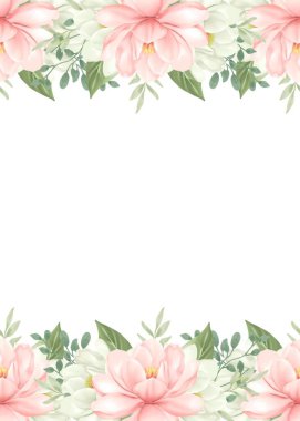 düğün, doğum günü, kart, arkaplan, davetiye, duvar kağıdı, çıkartma, dekorasyon için çiçek suluboya çerçevesi.