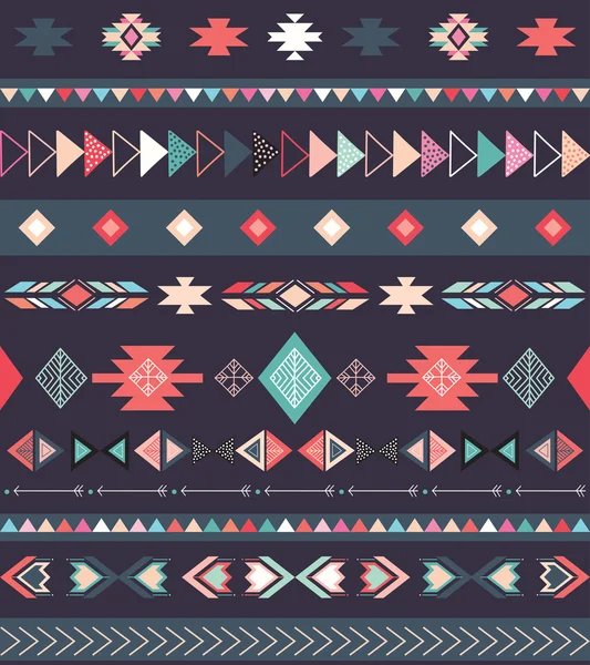 Aztekisches geometrisches Muster — Stockvektor