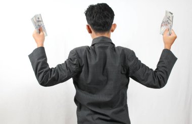 İş Dünyasını Kutlayan Kişi 'nin Para Birimi Banknotları Nakiti