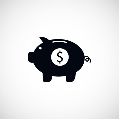 domuzcuk banka vektör simgesi