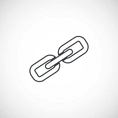 Zincir bağlantı simge vektör