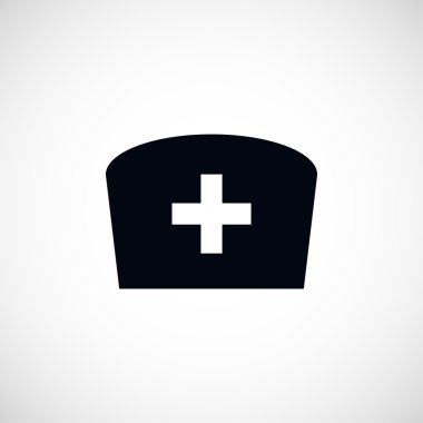 Düz hemşire simgesi