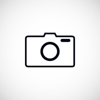 Fotoğraf kamerası vektör simgesi