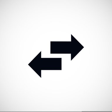 Geri dönüşüm vektör simgesi