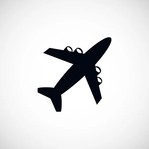Αεροπλάνο εικονίδιο του φορέα — Φωτογραφία Αρχείου