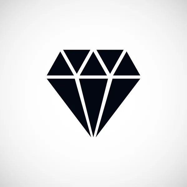 Icône vectorielle diamant — Photo