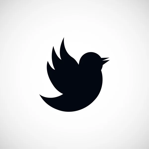 Doodle bird icon — Stock Photo, Image