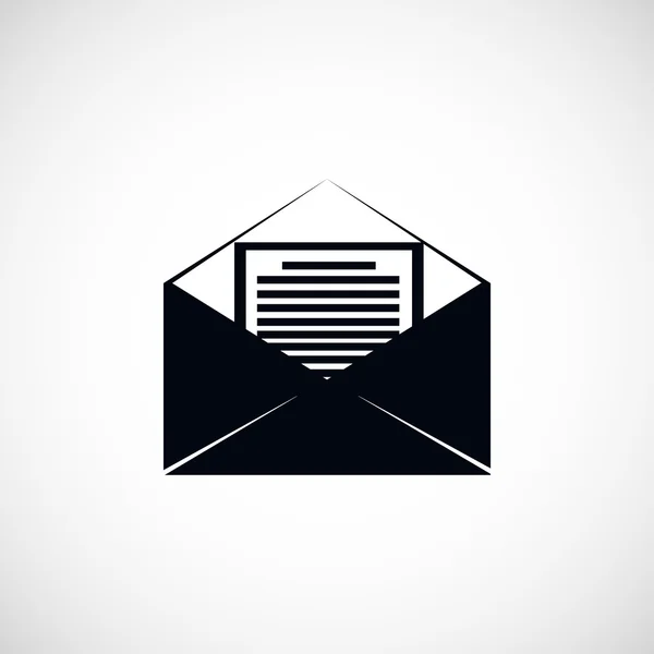 Icône de signe de courrier , — Photo