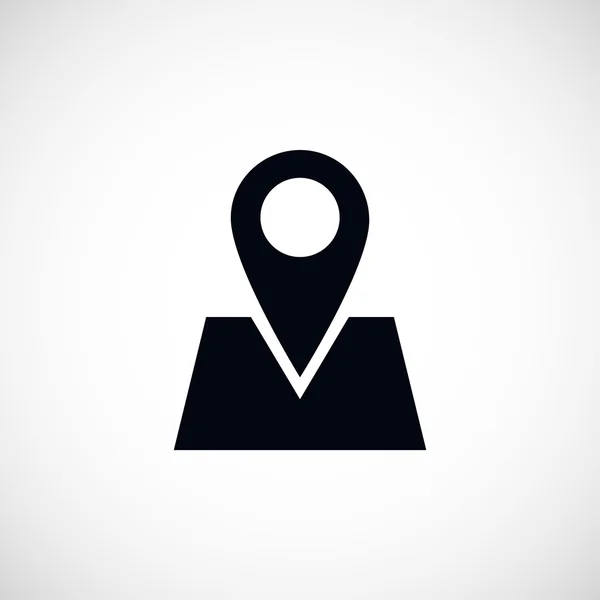 PIN op het pictogram map — Stockfoto