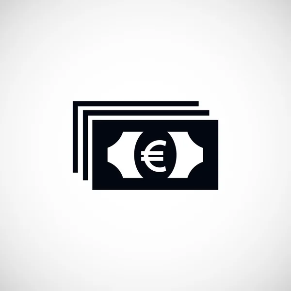 Euro vector icon — Stock Photo, Image