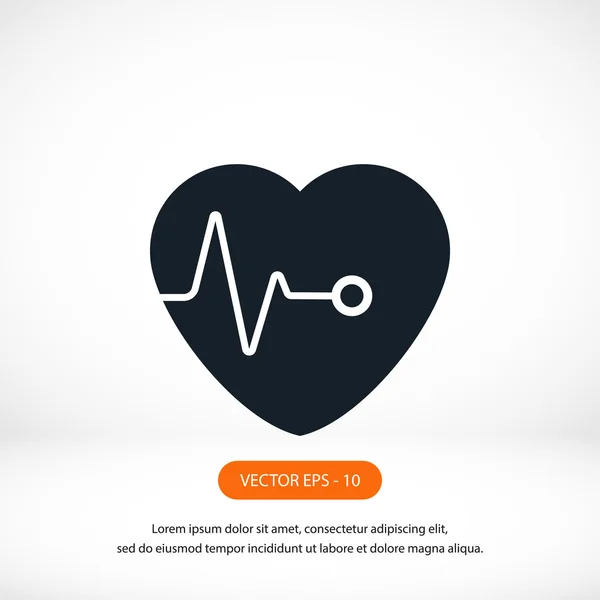 Kalpler vektör simgesi — Stok fotoğraf