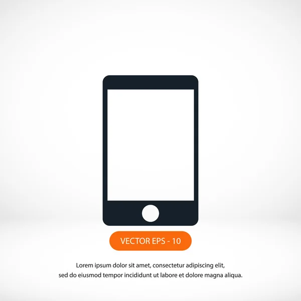 Mobile pictogram vector — Stockfoto