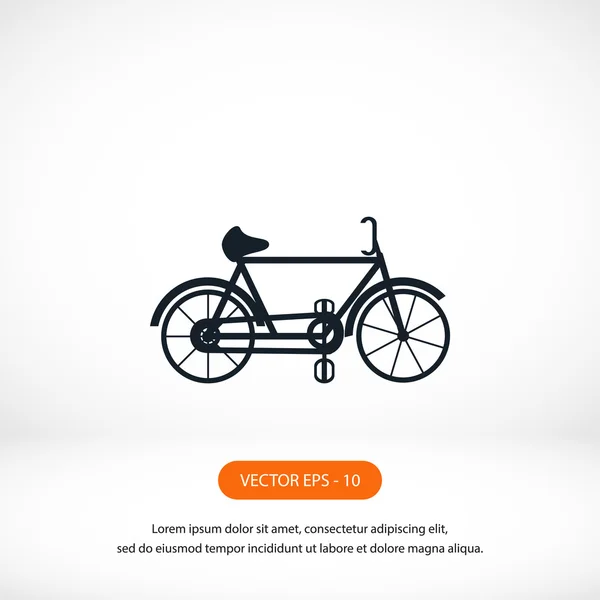 Bisiklet vektör simgesi — Stok fotoğraf