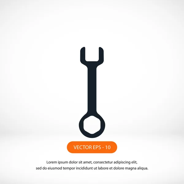 Wrench key sign icon — Stock Photo, Image