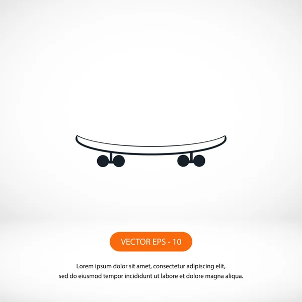 Icône vectorielle skateboard — Photo