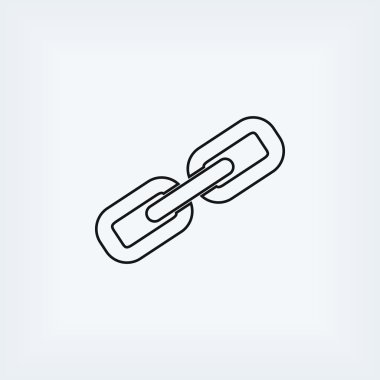 Zincir bağlantı simge vektör