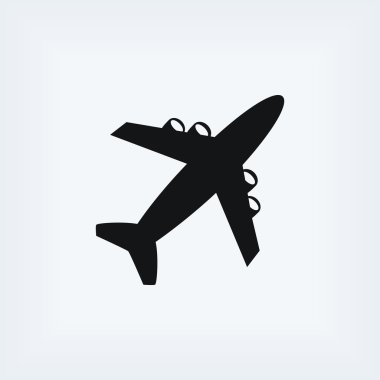 uçak vektör simgesi