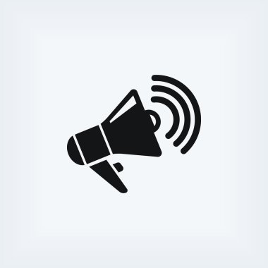 Hoparlör simgesi vektör