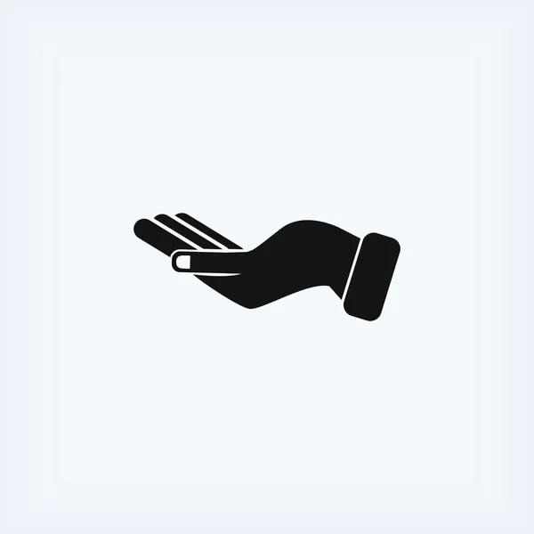 Vetor ícone mão — Fotografia de Stock