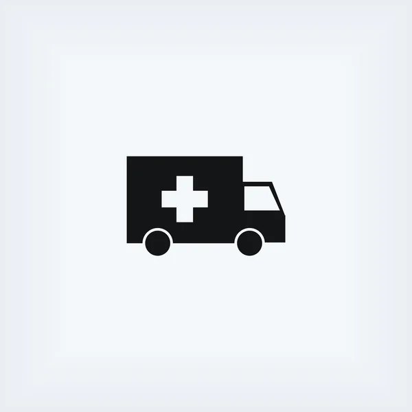 Ambulance auto pictogram — Stockfoto