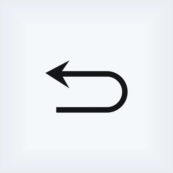 Arrow Vector Icon — Stock Photo, Image