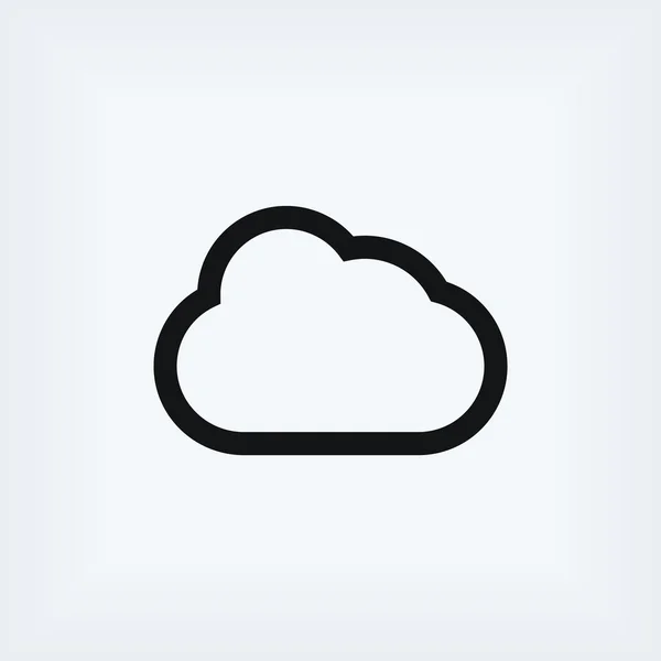 Icône vectorielle Cloud — Photo
