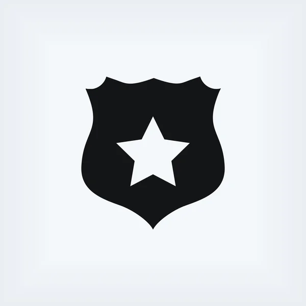 Shield sign vector icon — Stock Photo, Image