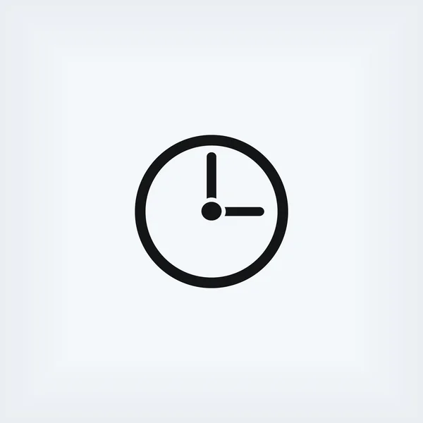 Clock icon vector — Stock Photo, Image