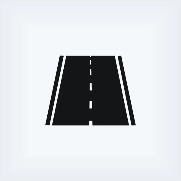 Yol simgesi, vektör — Stok fotoğraf