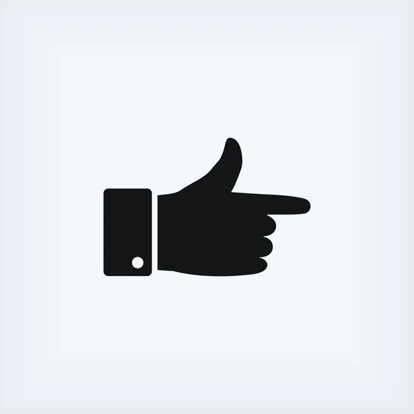 Hand icon vector — Stock Photo, Image