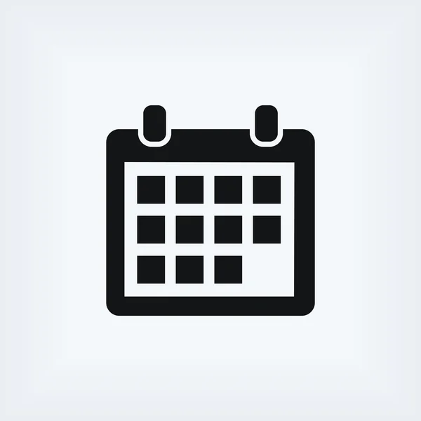 Calendario Icono vector —  Fotos de Stock