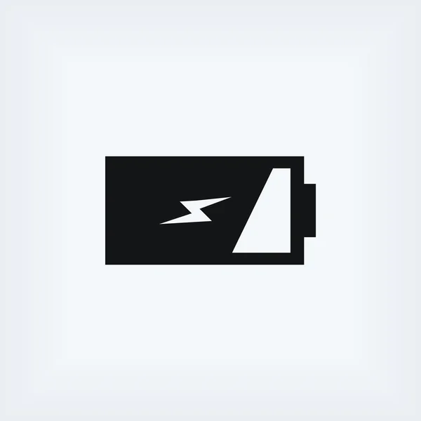 Batteri ikon vektor — Stockfoto