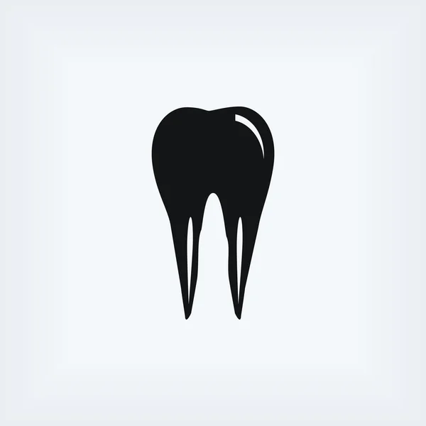 Tooth icon vector — Stock Photo, Image