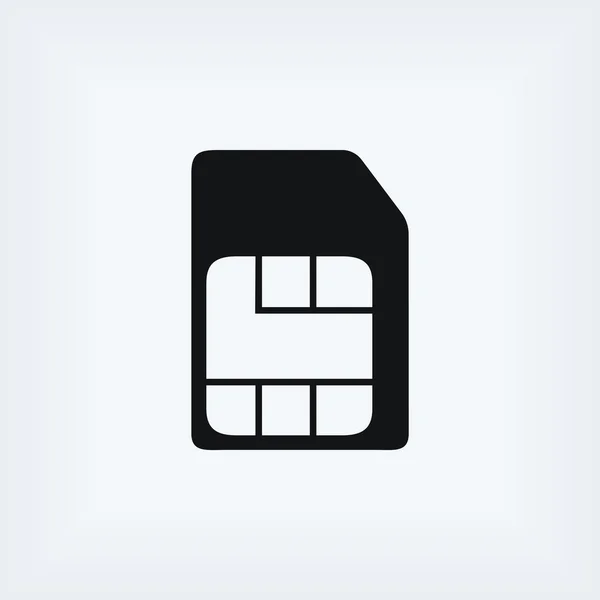 Sim-Karte-Symbol — Stockfoto