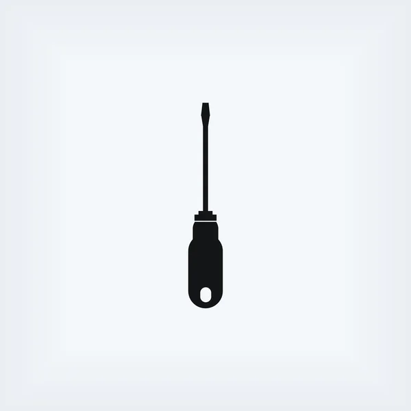 Screwdriver vector icon — Stock Photo, Image