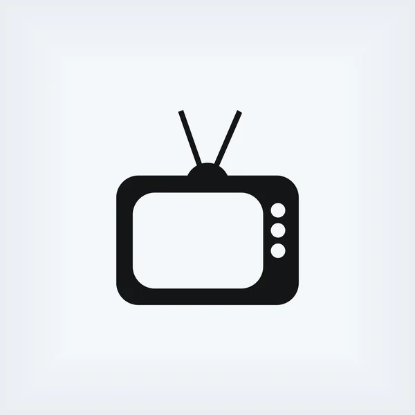 Vector icono de televisión —  Fotos de Stock