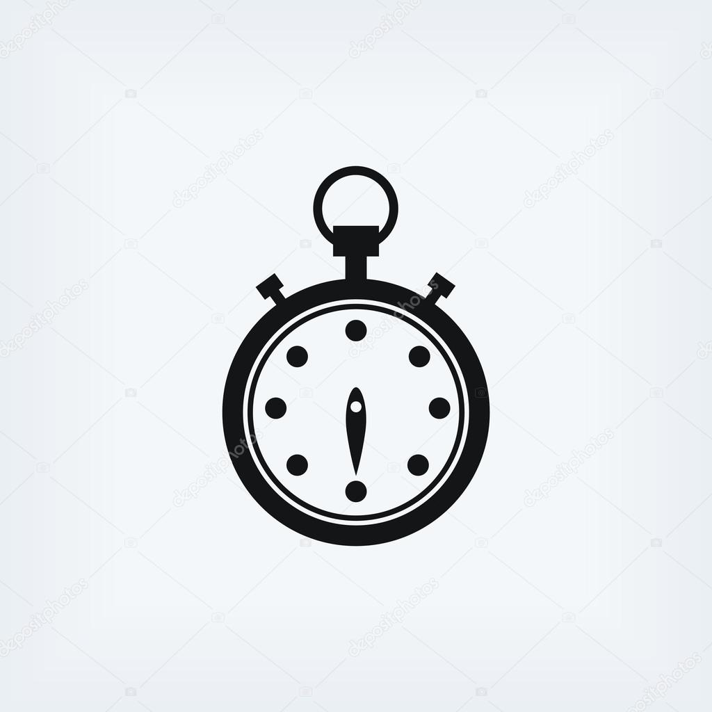 Stopwatch icon vector