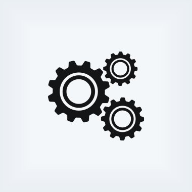 dişli simge vektör