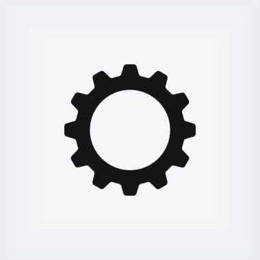 dişli simge vektör