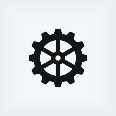 dişli simge vektör