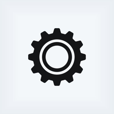 dişli simge vektör