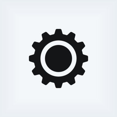 dişli simge vektör