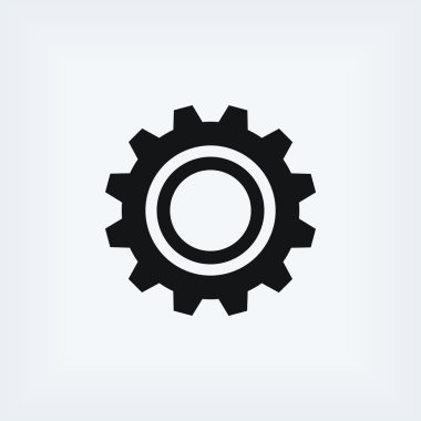 dişli vektör simgesi